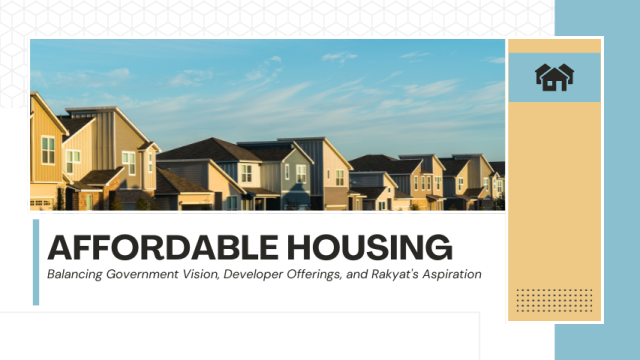The Trilemma of Affordable Housing: Balancing Government Vision, Developer Offerings, and Rakyat's Aspiration