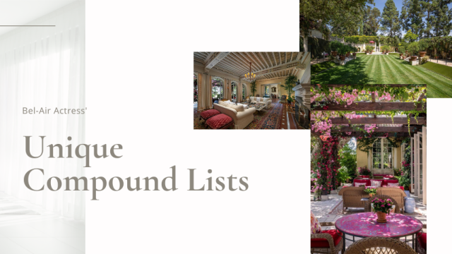 Bel-Air Actress' Unique Compound Lists for $49.5 Million