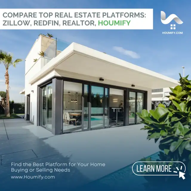 Comparing Leading Real Estate Companies: Zillow, Redfin, Realtor.com, and Houmify.com